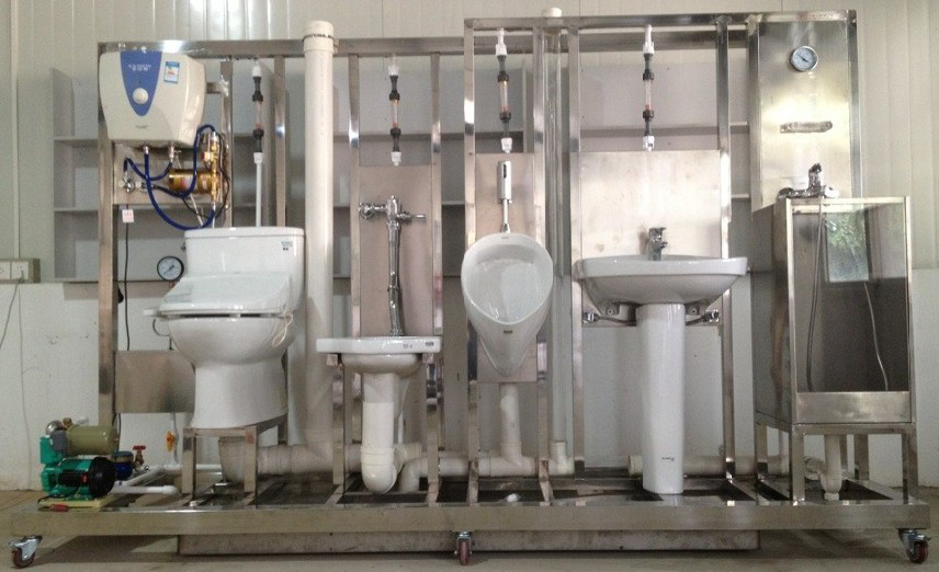 衛(wèi)生間設(shè)備安裝與控制實(shí)驗(yàn)裝置