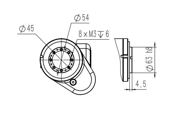工業(yè)機器人參數(shù)圖