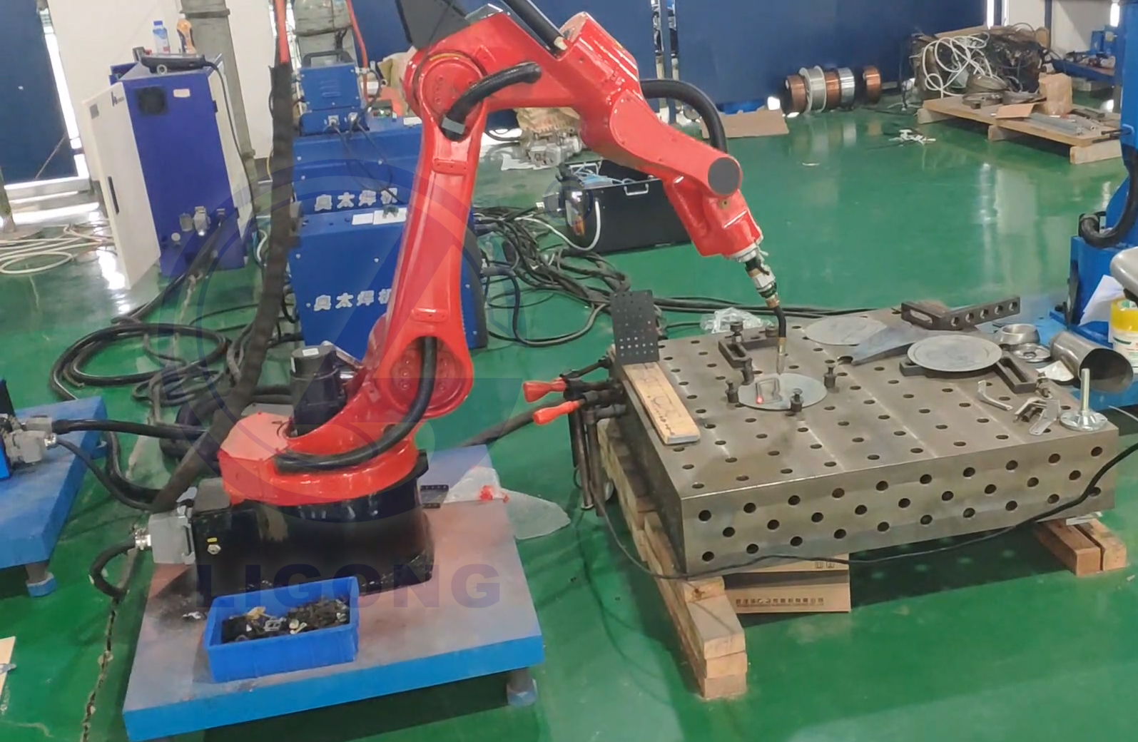 焊接工業(yè)機器人實訓平臺