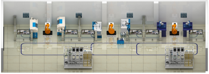 LGJ-SJ08智能機器人個性化訂制多智能體生產線