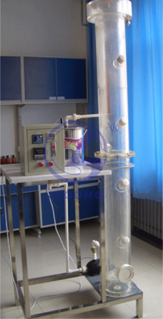 水封蓋型填埋柱實驗裝置